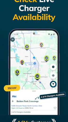 EVgo Fast EV Charging Stations screenshot