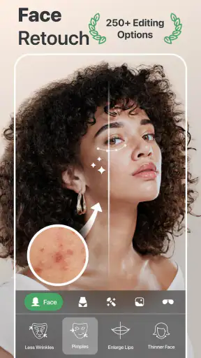 Face, Body Editor - Retouch Me screenshot 2