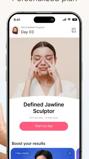 FaceTone: Face Fitness & Yoga screenshot 2