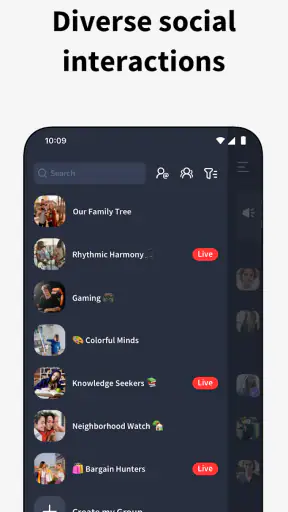 Fambase: Live & Group Chat screenshot 1