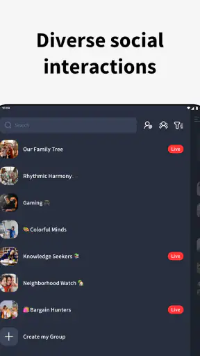 Fambase: Live & Group Chat screenshot 7