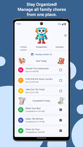 Family Chore Manager screenshot 1