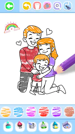 Family Love Coloring Book screenshot 12