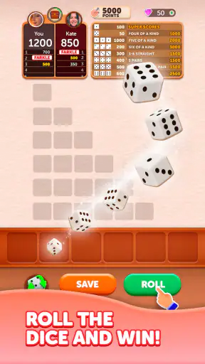Farkle Dice Roll screenshot 9