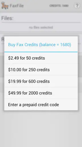 FaxFile - Send Fax from phone screenshot 5