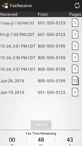 FaxReceive - receive fax phone screenshot 4