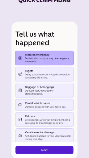 Faye Travel Insurance screenshot 5