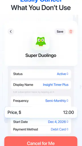 Feenko: Subscription Manager screenshot 3