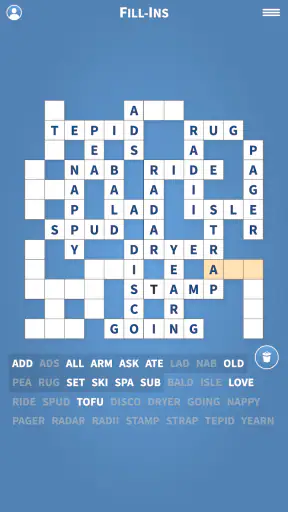 Fill-Ins · Word Fit Puzzles screenshot 11