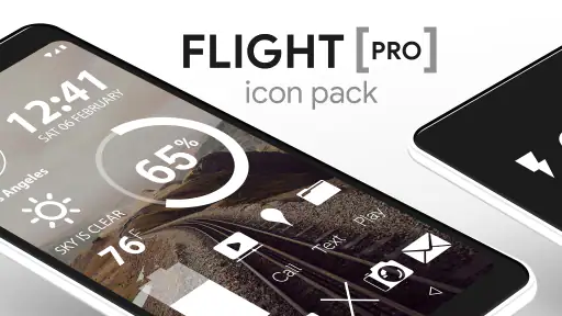 Flight Pro - White Icon Pack screenshot 9