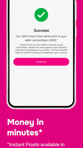 FloatMe: Fast Cash Advance App screenshot 3