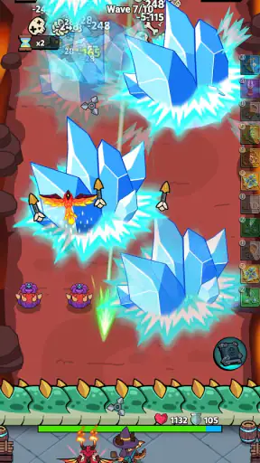 Fluffy Backpack: Merge Defense screenshot 4
