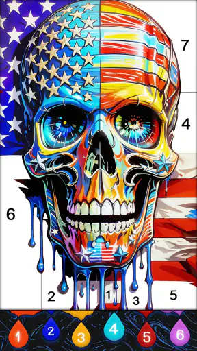 Fluid Art:Color By Number screenshot 12