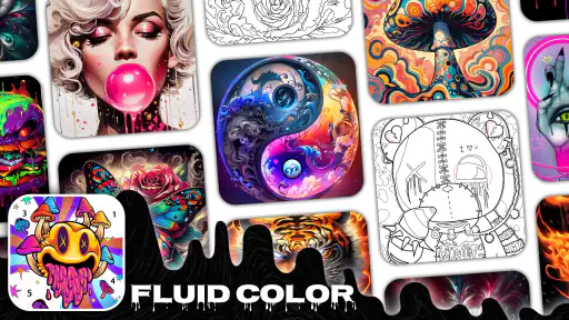 Fluid Art:Color By Number screenshot 6