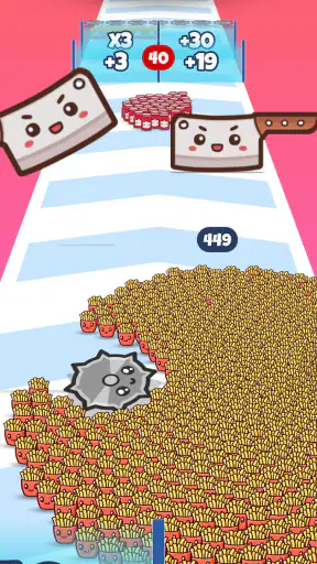 Food Run - Crowd Control Game screenshot 3