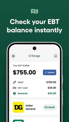 Forage EBT Balance & Rewards screenshot 7