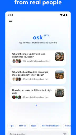 Forum, a Facebook app screenshot 1