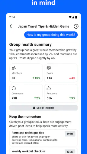 Forum, a Facebook app screenshot 4