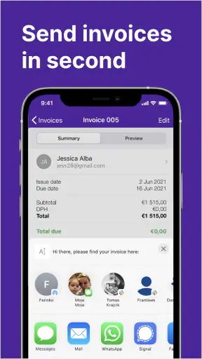 Freebie Invoice Maker Simple screenshot 4