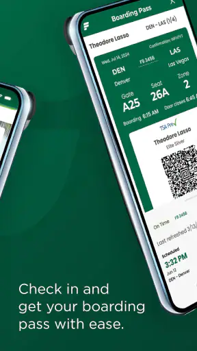 Frontier Airlines screenshot
