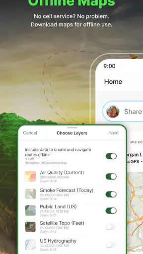 Gaia GPS: Offline Trail Maps screenshot