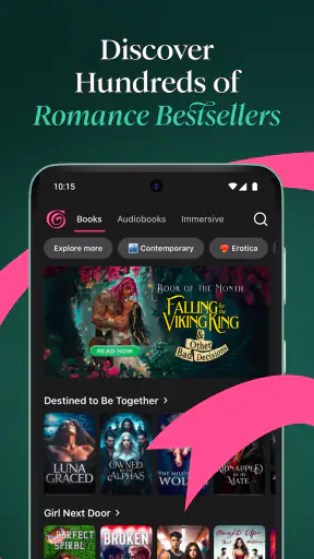Inkitt Galatea: Audio & eBooks screenshot 1