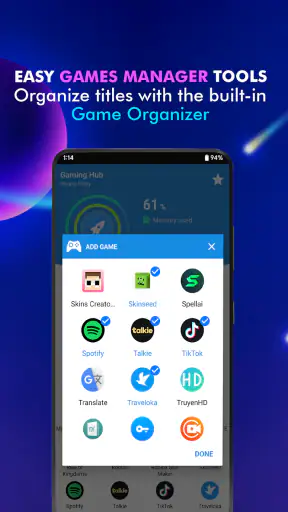Gaming Hub: Game Launcher App screenshot