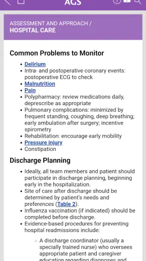 Geriatrics At Your Fingertips screenshot 8