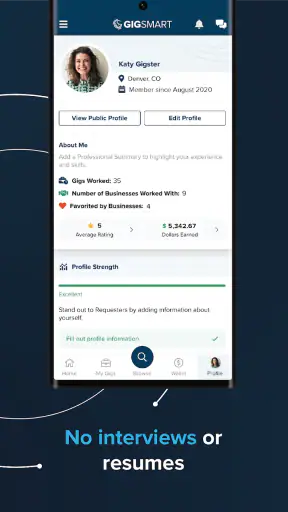 GigSmart Get Gigs screenshot 4