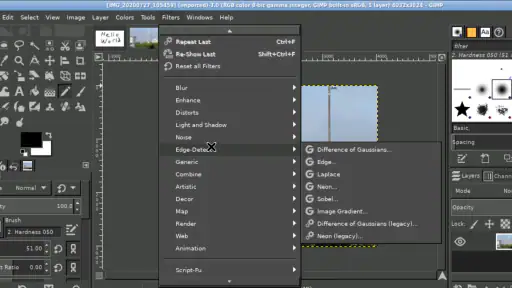 GIMP screenshot 6