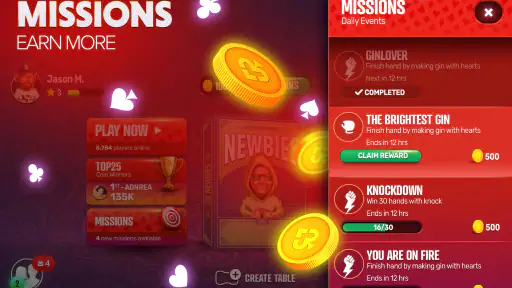 Gin Rummy Extra - Online Rummy screenshot 12