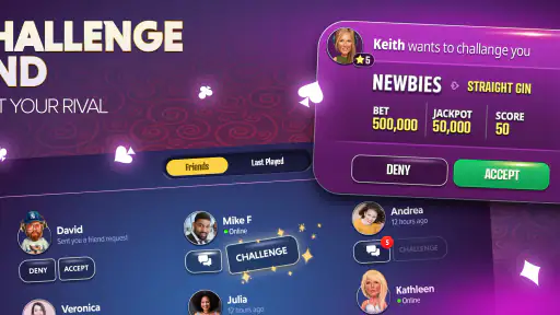 Gin Rummy Extra - Online Rummy screenshot 3