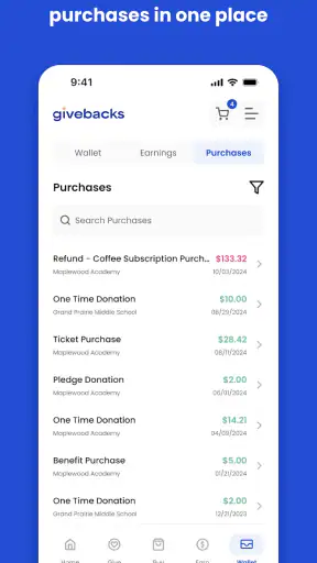 Givebacks screenshot 3