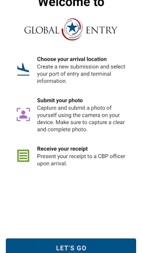 Global Entry screenshot 1