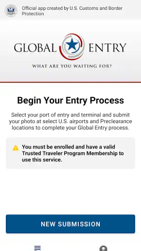 Global Entry screenshot 2