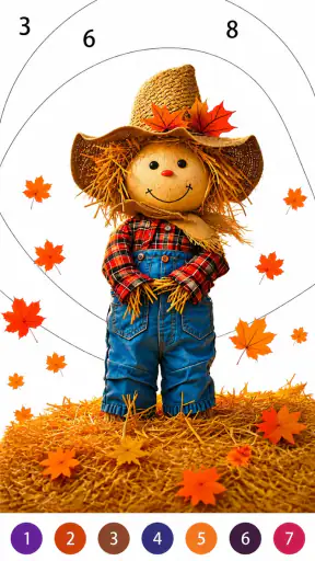 Golden Autumn: Color by Number screenshot 12