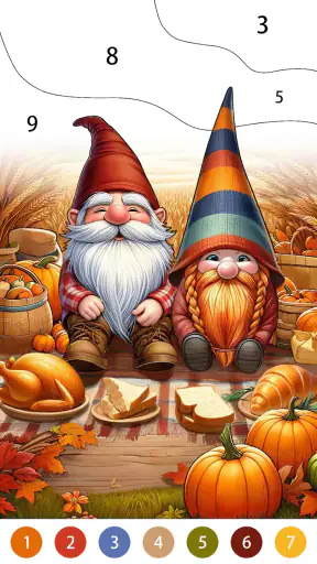 Golden Autumn: Color by Number screenshot 5
