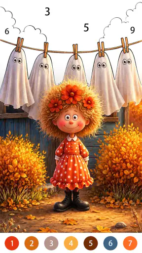 Golden Autumn: Color by Number screenshot 6