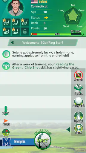 Golf Rising Star : Career Sim screenshot 6