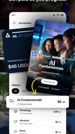 Goodwall - Learn & Earn screenshot 2