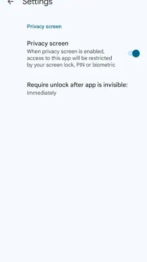 Google Authenticator screenshot 7
