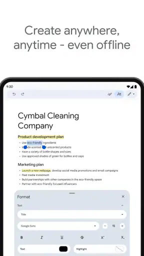 Google Docs screenshot