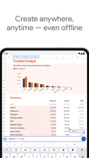 Google Sheets screenshot