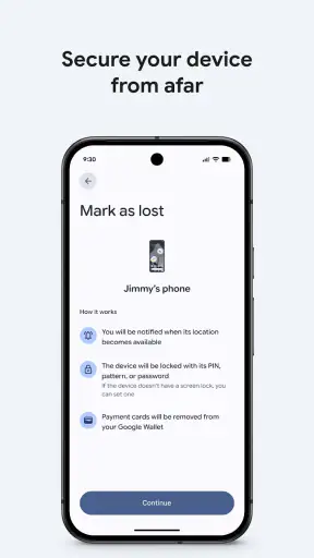 Google’s Find Hub screenshot