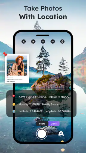 GPS Camera with Time Stamp screenshot 1