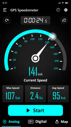 GPS Speedometer - Odometer App screenshot 2