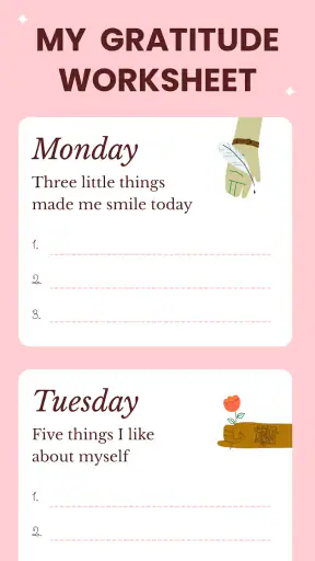 Gratitude: Self-Care Journal screenshot 9