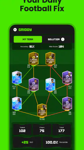 Griddy: Football Puzzles screenshot 11