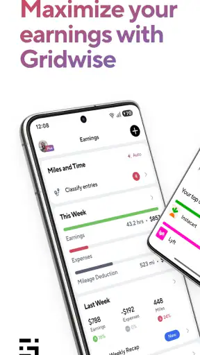 Gridwise: Gig Driver Assistant screenshot 1
