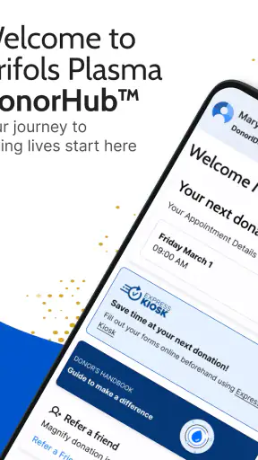 Grifols Plasma Donor Hub screenshot 9